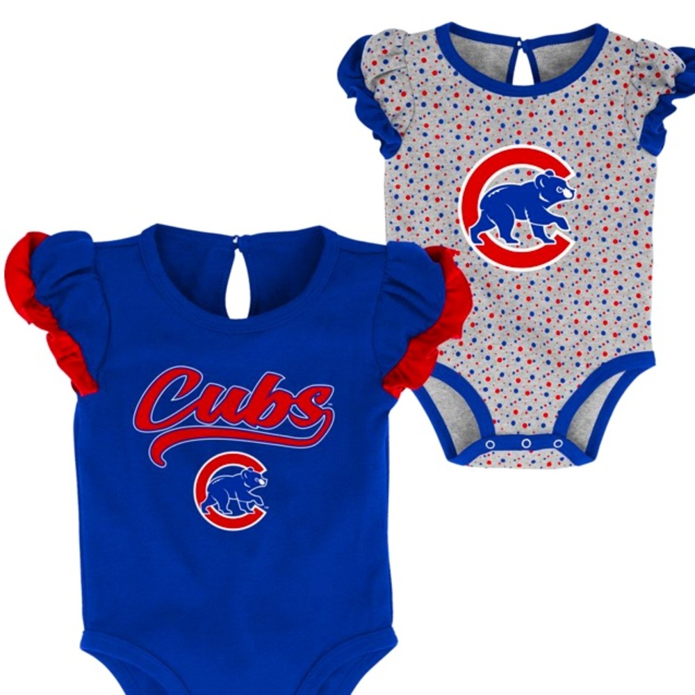 Cubs official merchandise 2piece creeper set